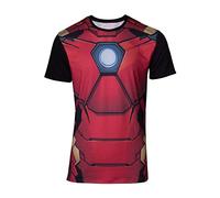 Bioworld EU Herren Marvel Comics Iron Man Suit Sublimation T-Shirt, Rot (Rot), S