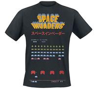 Bioworld Herren Space Invaders - T-Shirt Level - XL T-Shirt Not Applicable, Mehrfarbig (Multicolor 607819xl), X-Large