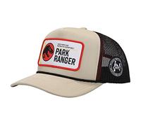 Bioworld Jurassic Park Ingen Park Ranger Herren Trucker Hat Tan Foam, Mehrfarbig, Einheitsgröße