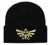 Bioworld Legend of Zelda Triforce Strickmütze - Herren - Erwachsene Männer - Black - Beanie