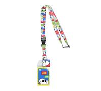 Bioworld Peanuts Schlüsselband Snoopy Be Joe Cool Comic Strip Breakaway ID Lanyard Badge Holder Charakter Snoopy 3,2 cm Gummi-Anhänger