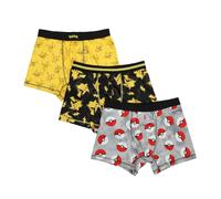 Bioworld Pokémon Boxershorts für Herren und Erwachsene, 3er-Pack - Catch 'Em All Comfort, Mehrfarbig, X-Large