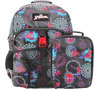 Bioworld Spider-Man Superheld & Webs 40,6 cm Premium-Rucksack & Lunch-Set für Jungen