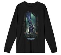 Bioworld Warhammer Herren 40000 Space Marine Schwarz Langarmshirt, Schwarz, 3XL