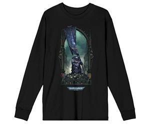 Bioworld Warhammer Herren 40000 Space Marine Schwarz Langarmshirt, Schwarz, 3XL