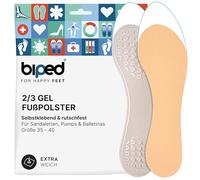 biped 2/3 Gel High Heels Polster - Einlegesohlen Damen Pumps, Ballerinas & offene Schuhe - Weiche Ballenpolster Schuheinlagen - Klebesohlen für Sandalen und hohe Schuhe z1006(37-38)