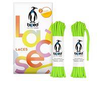 biped LACES 2 Paar reißfeste Schnürsenkel für Lederschuhe, Boots, Stiefel - für Arbeit, Freizeit und Sportschuhe - 100% Polyester Schuhbänder rund ø 4 mm z2914(#20 light green,75 cm)