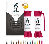 biped LACES 2 Paar runde Schnürsenkel aus Baumwolle ø 3,5 mm - reißfeste Qualitäts- Schuhbänder für Lederschuhe, Stiefel, Sneaker - für Freizeit und Sportschuhe - made in EU z2901(pink,75 cm)