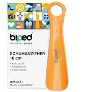 biped Schuhanzieher aus Kunststoff 18 cm - Kleiner Schuhlöffel, perfekt für unterwegs - Ergonomisch geformter Reiseschuhlöffel - Ideal für Kinder & Erwachsene z1560(apricot)