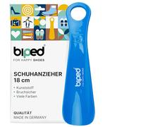 biped Schuhanzieher aus Kunststoff 18 cm - Kleiner Schuhlöffel, perfekt für unterwegs - Ergonomisch geformter Reiseschuhlöffel - Ideal für Kinder & Erwachsene z1560(blau)
