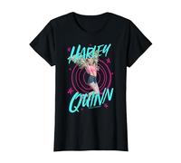 Birds of Prey Harley Quinn On Target T-Shirt, Damen, Schwarz, XXL