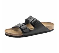 Birkenstock 051193 Unisex Tieffussbett-Pantolette Arizona Schwarz Schwarz 41