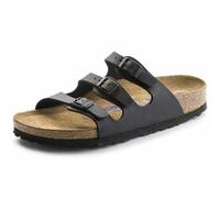 Birkenstock 053013 Damen Tieffußbett Pantolette Florida Schwarz Schwarz 38