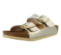 Birkenstock 1014841 Arizona aus Synthetik, Unisex, für Jungen und Mädchen, Elektrisch/Gold Metallic, 32 EU Estrecho