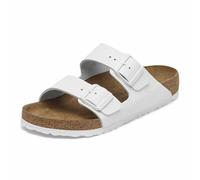 Birkenstock 1025061 Unisex Tieffussbett-Pantolette Arizona Weiss Weiss 42