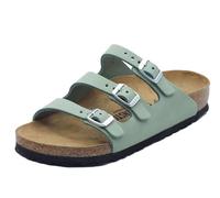 Birkenstock 1030319 Florida Fresh Pure Sage Triple Schnalle Leder Sandale, Sage, 36 EU