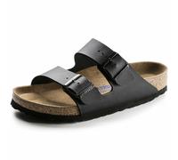 Birkenstock 551253 Arizona Unisex Tieffuss-Pantolette Schwarz Schwarz 40