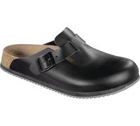 Birkenstock 60196 Clog Boston SL Größe 39 W. Schmal schwarz Obermaterial: Leder