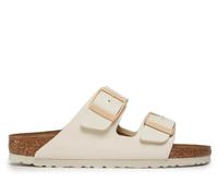 Birkenstock Arizona BS Pantolette weiß eggshell SCHMAL 1027339 - Größe 42