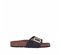 Birkenstock 1029481 Catalina Cushion Bunckle Graceful Damen-Sandalen mit niedrigem Keilabsatz, Schwarz , 39 EU