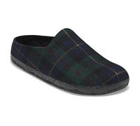 Birkenstock - Amsterdam Wrapped Dip - Hausschuhe, Gr. 45 EU 45 - Regular, schwarz (PlaidGreen/Navy)