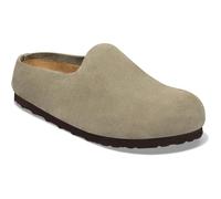 Birkenstock Amsterdam Wrapped Veloursleder Schmal Damen Sandalen (Beige 39 EU)