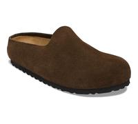 Birkenstock Amsterdam Wrapped Veloursleder Schmal Damen Sandalen (Braun 37 EU)