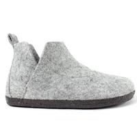Birkenstock Andermatt pantoffels lamsvel grau uni Größe 39