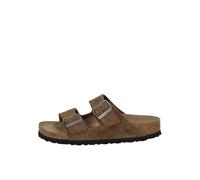 Birkenstock Arizona Pantolette braun dark-tea SCHMAL Weichbettung 1030865 - Größe 42