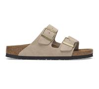 Birkenstock Damen Pantoletten Veloursleder ARIZONA, sand, Gr. 42EU