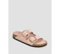 Birkenstock Arizona Bb Lena Hs Narrow Damen-pantoletten In Pink 1029392-highshinelightrose Pink 39