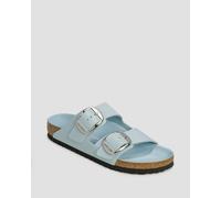 Birkenstock Arizona Bb Lena Hs Narrow Pantoletten Für Damen 1030374-baby-blue-high-shine Blau 38