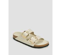Birkenstock Arizona Bb Lena Hs Narrow Pantoletten In Beige 1026128-highshineecru Beige 38