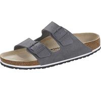 BIRKENSTOCK Arizona BF Herren,Männer,Sandalen,Synthetik,pflegeleicht,atmungsaktiv,angenehm,Zwei Schnallen,Desert Soil Gray,44 EU