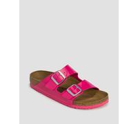 Birkenstock Arizona Bf Narrow Pantoletten Für Damen In Pink 1030798-patentfuchsiatulip Pink 36