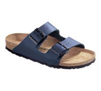 Birkenstock Arizona Damen Herren Pantolette Birko-Flor 39, Normal, Blue