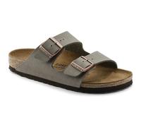 Birkenstock Sandale Arizona Slim Birko-Flor Nubuk Stone 972 Größe 47 EU