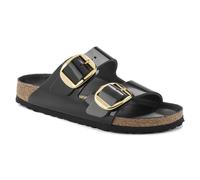 Birkenstock Arizona Big Buckle aus natürlichem schwarzem Lackleder 38