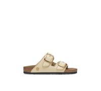 Birkenstock Arizona Big Buckle Bast Beige Damen 1029042 Natural 37, beige, 39 EU