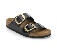 Birkenstock Arizona Big Buckle Birko-Flor Patent Black/Gold EU 38 Normale Weite