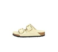 BIRKENSTOCK Arizona Big Buckle Leather 39/Shine-Ecru-N
