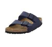 Birkenstock Arizona Birko-Flor Blau Pantoletten Unisex, 48 EU