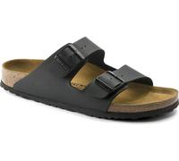 Birkenstock Arizona Pantolette - weit - Unisex - schwarz in Größe 35