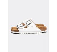 Birkenstock Arizona Birko Flor Weiß Schmale Sandalen EU41