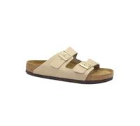 Birkenstock Arizona BS 1019013 Sandburgbeige Herrenpantoffeln mit Schnallen aus weichem Leder 45