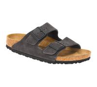 Birkenstock Arizona BS Pantolette dunkelgrau SCHMAL 1028592 - Größe 38