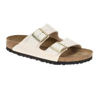 Birkenstock Arizona Pantolette weiß Leo Eggshell SCHMAL 1030564 - Größe 40