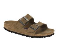 Birkenstock Loafer - Ciabatta Arizona Softbed Suede Leather Dark Tea - Gr. 42 (EU) - in Braun - für Damen