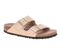 Birkenstock Arizona BS Birko-Flor Damen Sandalen schokobraun hellrosa - 36