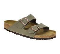 Birkenstock Classic Arizona Birko-Flor, Unisex-Erwachsene Pantoletten, Grau (Stone), 46 EU